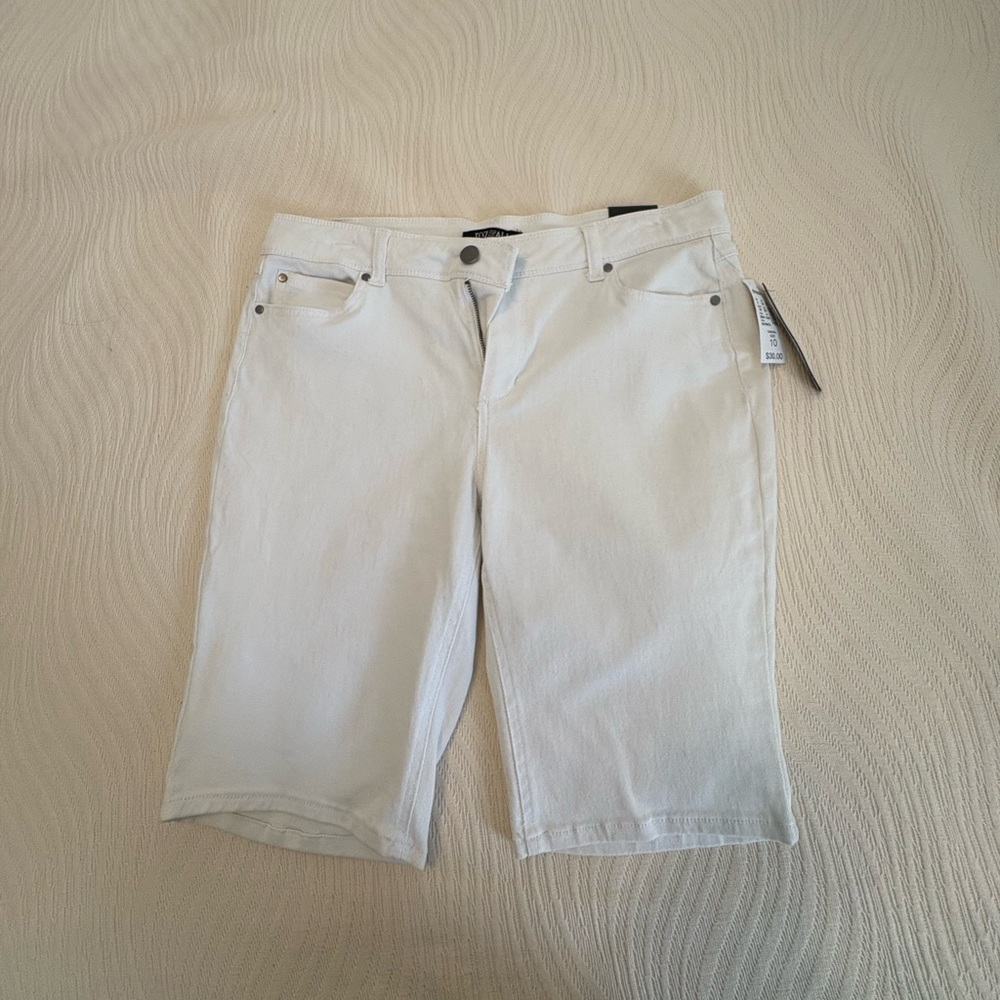 Roz & Ali Denim Bermuda Shorts